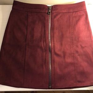 Forever 21 suede skirt